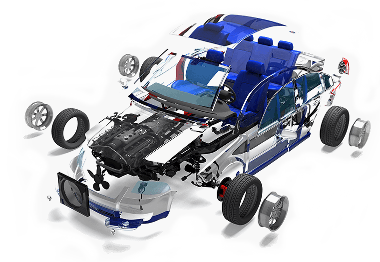 diagram of car